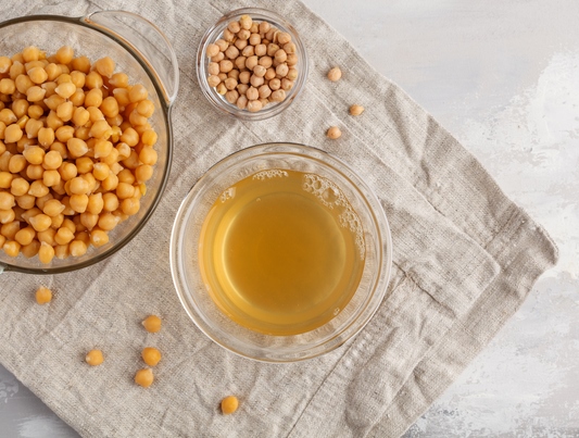 Chickpea broth - aquafaba. Your cheap replacement for eggs in baking.